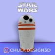 BB-8.png Star Wars Milkshake Cup - 3D Print Ready & Commercial Use