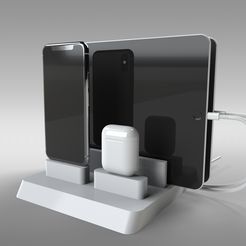 Untitled-62.jpg STL file EXCLUSIVE iPHONE Docking Station Pro・3D printing model to download