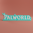 3.png Palworld logo & keychain - STL & 3mf multicolor