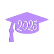 2023_Graduation_HAT.stl 2023 Graduation Hat Wall Art