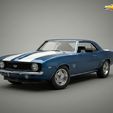 1969-Chevrolet-Camaro-SS-3D-print-model-12341.jpg 1962 Chevrolet Camaro SS - Iconic American Muscle Car 3D Print Model