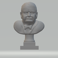 1.png Ronald Reagan Bust 3D Model 3D print model