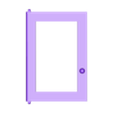 Window.STL 1/12 Hinged dollhouse door (Hinged model No.8)