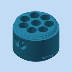 Tubo_PilasAA_x8_001.jpg 3D-Datei BATTERIEFACH AA X 8 KREISFÖRMIG (GEHÄUSE FÜR BATTERIE)・Design für 3D-Drucker zum herunterladen