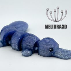 15F2C3F0-C79C-4669-BA77-1C7E0EC92E4D.jpeg 3D file Articulating Print-In-Place Duck-billed Platypus・3D print design to download