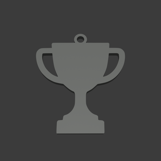 Trophy Charm – 3D Printable Token