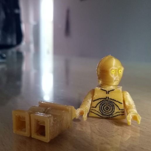 ⭐ C3PO Star Wars Minifigure Scale 1:1 Fully Functional Compatible