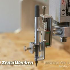 2a491624-f490-4aca-a89f-f5989d234a9b.jpg Free 3D file Universal-Pen-Holder (for a CNC)・3D printing model to download