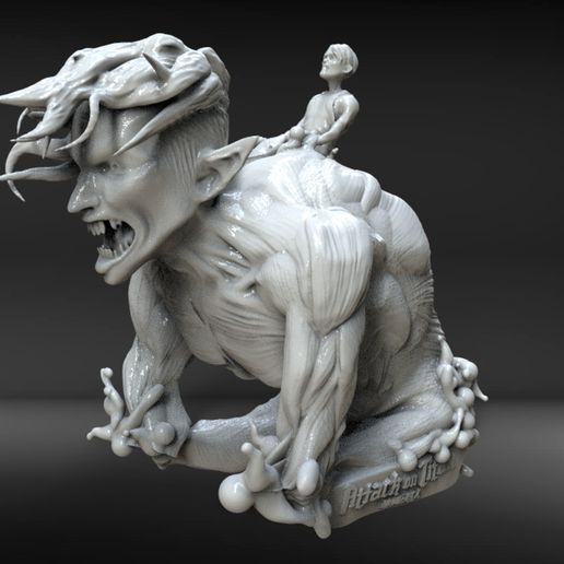 attack on titan - 3D model önizlemesi