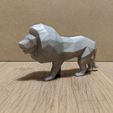 LowPolyLion-left.jpg Low Poly Lion