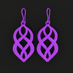 AC-EARRING-003-E.png Файл STL AC-EARRING-003・Идея 3D-печати для скачивания
