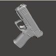 435.png Glock 43X Real Size 3d Gun Mold