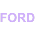 FORD_logo.stl Набор для создания модели 78 Ford Bronco