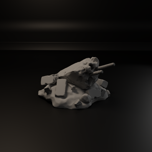 RubbleSmall2.png Urban Rubble for Bases (Presupported)
