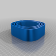 stetchbelt35.png Free STL file Stretch belt, wearable belt, waist belt・3D printer design to download