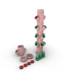 1.jpg Fichier STL SYSTÈME DE TOUR HYDROPONIQUE IMPRIMÉ EN 3D・Objet imprimable en 3D à télécharger