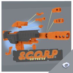 scorps001.jpg STL file The S.C.O.R.P. Supporter’s pack・3D printer model to download