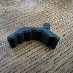 IMG_9965.jpg STL file GHK GBB AUG Paddle Mag Release - BIG PADDLE ONLY!!! PIC 1・3D printing model to download