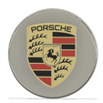 Badge-Porsche.png "PORSCHE" Wheel Centre / Hub Cap Badge For Scale Model Wheels