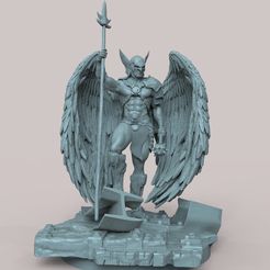 HAWKMAN-STL-3D.jpg Free 3D file HAWKMAN STL・3D printable model to download