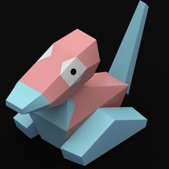 725040b60207e7403a46b4f68c7393cd_preview_featured.JPG Free STL file Porygon・3D printable object to download