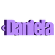 daniela.stl pack of name key rings (100 names)