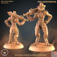 Base size: 25mm PRE-SUPPORTED Nr: 22-07-12 PATREON Werewolf Female with Sword Two models