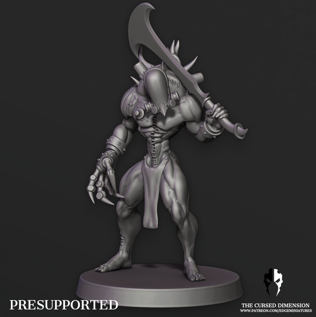 MMF_01.png 3D file Monstrosity 01 - Cursed Elves・Template to download and 3D print, edgeminiatures