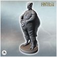 1-PREM.jpg Malevolent creature standing on a base with an obese belly and three-fingered hooked hands (11) - Medieval Fantasy Magic Feudal Old Archaic Saga 28mm 15mm