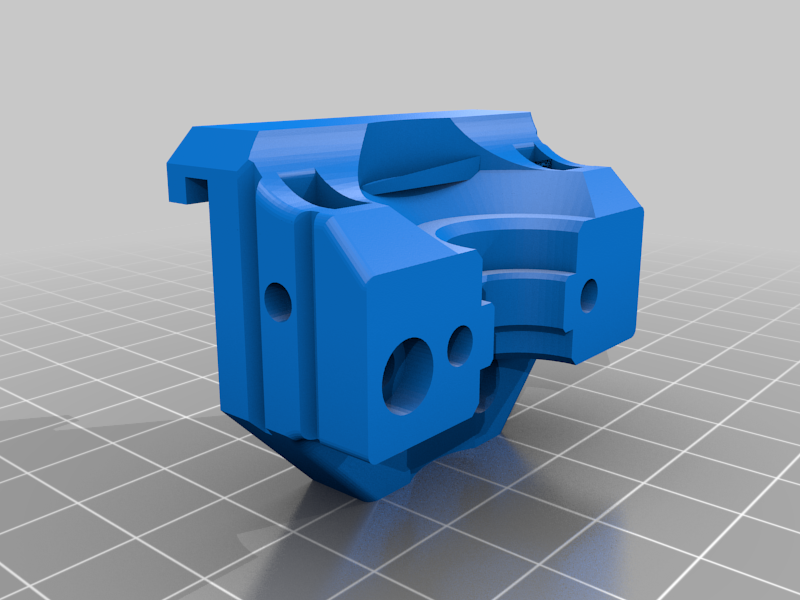 CR-10_HD-modular-mount-V6_mount-body.png Free STL file Phaetus Dragonfly Hotend BMO Adaptor for Creality Ender3・3D print design to download, Phaetus3D