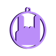 Rock Key Chain.stl Porta-chaves de pedra
