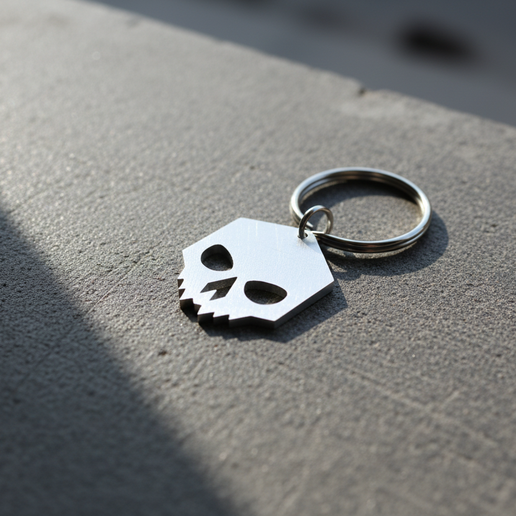 Skull Key Chain V12 💀・ STL File for 3D printing・Cults