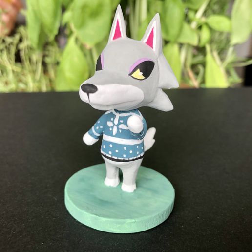 IMG_5568.jpg Download free OBJ file Animal Crossing Wolf • Template to 3D print, skelei