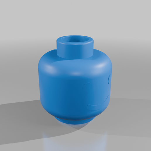 LEGO_Man_Head01_wFace_Full_wSupportBlocker.png Oversize Lego-like Minifig Head with Face