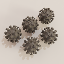 variants.png Archivo STL gratuito Variantes de COVID-19・Objeto imprimible en 3D para descargar