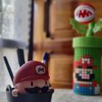IMG20230528164631.jpg Super Mario & Luigi in a Tower / Bucket ( Desk Organizer )