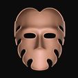 18.jpg Squid Game Mask - The Waiter No29 Mask - 3D print model