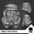 18.png Storm Trooper Zombie Slayer Head for 6 inch action figures