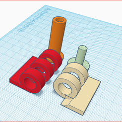 1.png STL-Datei Scharnier für Türen, Deckel, Dosen, etc. (Öffnungsmechanismus)・Design für den 3D-Druck zum Herunterladen