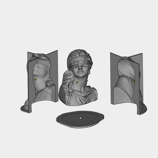 G6003 Lady Justice Silicone Mold Support Shell – 30cm Mother Mold