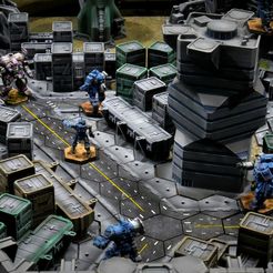 P1010692-2.jpg 3D file HEXTECH - Trinity City - Trinity City Sprawl Expansion (Battletech Compatible)・3D printable model to download