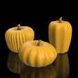 All-dem-Pumpkins.png Realistic Pumpkin Figurine Pack Home Decor Halloween Decoration Fall Decor