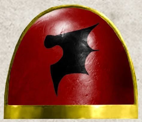 Black Wings Chapter Shoulder Pads 3D model