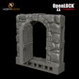 Stone-Wall-Door-Open-X1-Thumbnail-V2b-OpenLock.jpg OpenLOCK opening doors dungeon doors - LegendGames