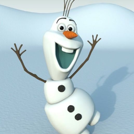 Download free STL file Olaf the Snowman • 3D printable object ・ Cults