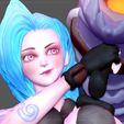 27.jpg JINX LEAGUE OF LEGENDS PRETTY sexy GIRL GAME ANIME CHARACTER LOL