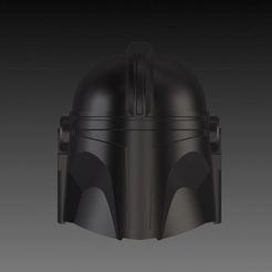 MandalorianHelmet.JPG Free STL file Mandalorian Helmet・3D printable model to download