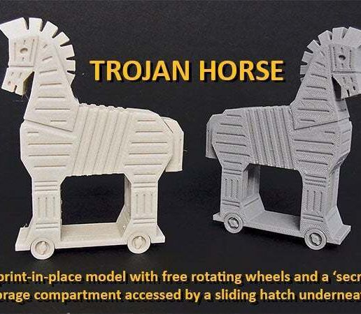 🐎 Trojan Horse・Free STL File for ・Cults
