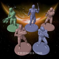 Alliance1.jpg STL-Datei Mass Effect Alliance militärische Truppe: Miniatur-Pack für Tabletop-Spiele.・Vorlage für 3D-Druck zum herunterladen