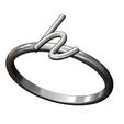 H-lower-case-wire-3d-letter-ring-size7-08.jpg H letter initial 3d lowercase wire stacker ring